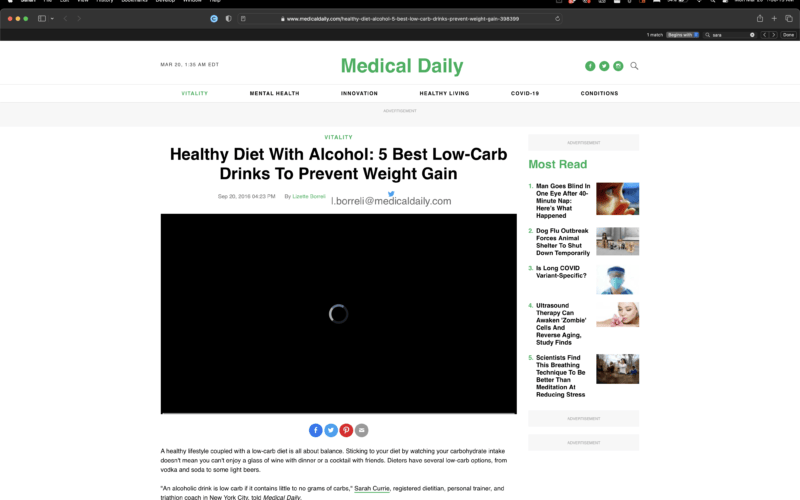 Press: HEALTHY DIET WITH ALCOHOL: 5 BEST LOW-CARB DRINKS TO PREVENT WEIGHT GAIN
