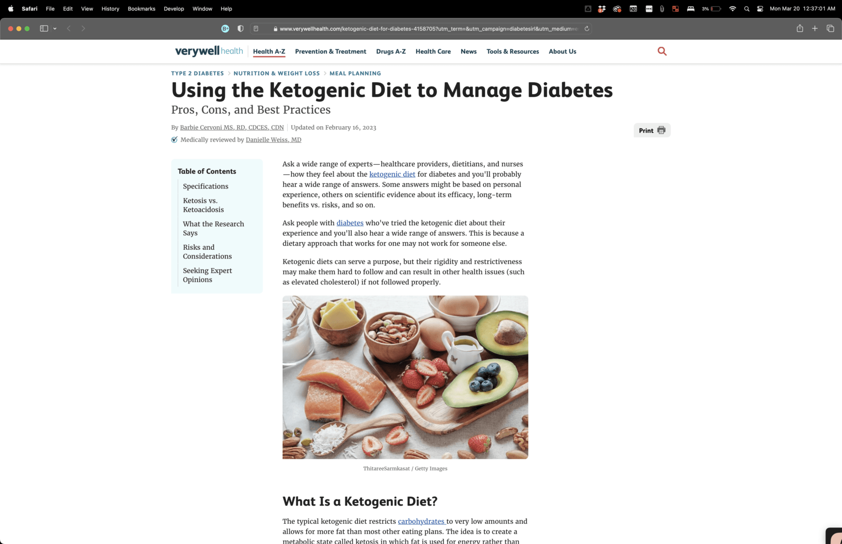 Press: VeryWellHealth featuring Sarah Currie - Using the Ketogenic