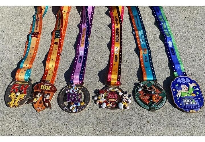 Clients complete the Walt Disney World Marathon!